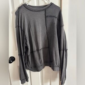 Zyia patchwork crew neck